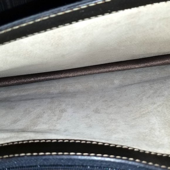 Rare "Aged" Vintage Hi-End Unused Executive/Lawyer Lorenzo Leather Briefcase - Picture 15 of 15